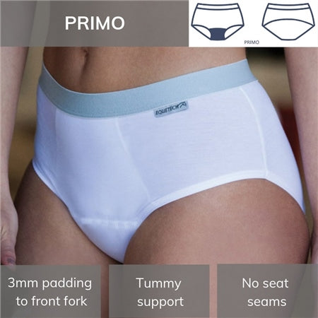 EqueTech Dressage Brief - White