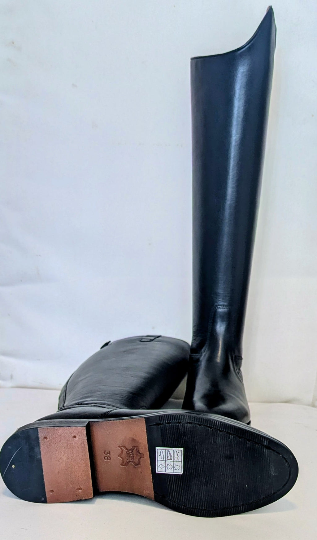 HKM Long Boots in Soft Leather from Italy
