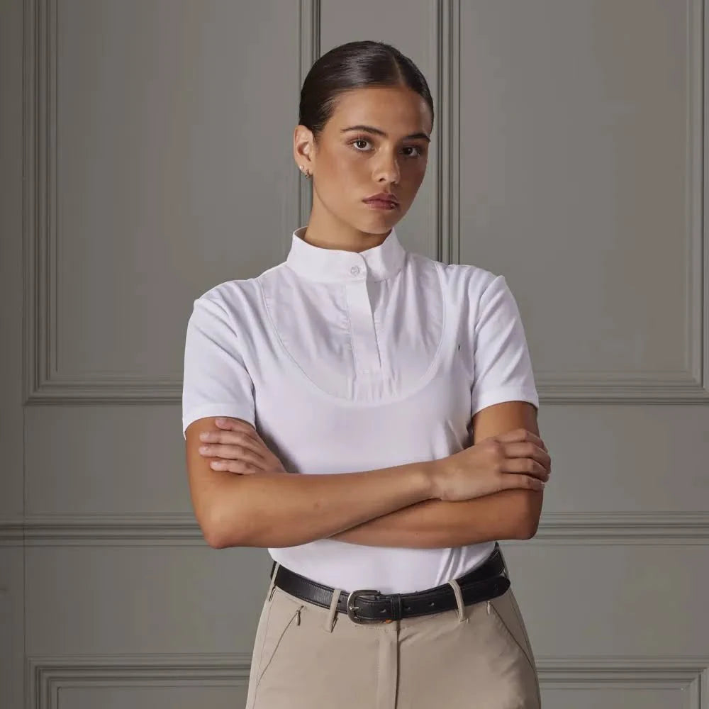 Shires Short Sleeve Stock Shirt - White